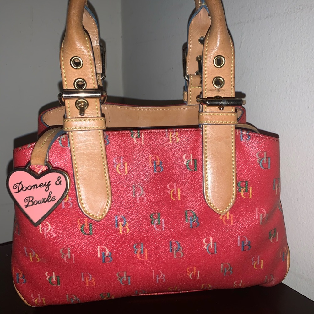 Vintage DOONEY & BOURKE Signature Rainbow Handbag